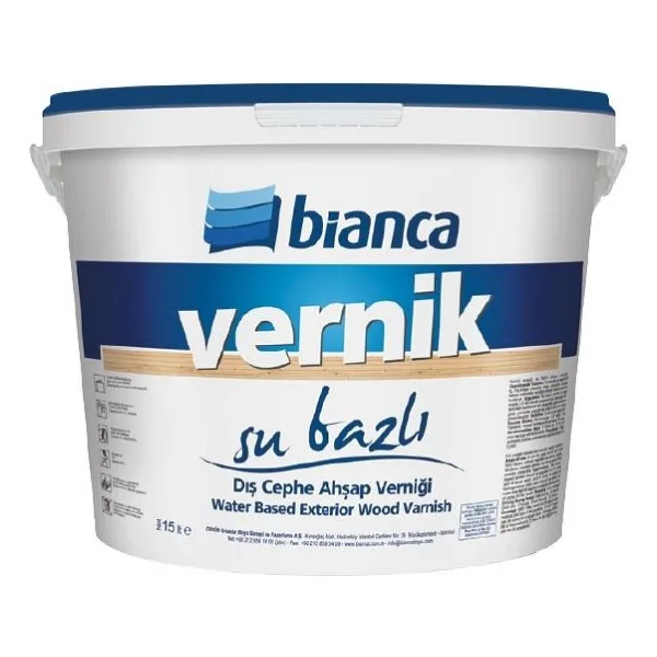 Bianca Su Bazlı Vernik 15Lt 8040 Renksiz