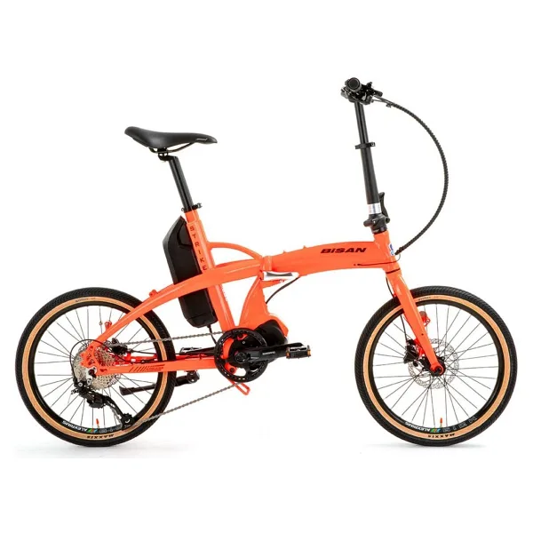 Bisan E-Folding Strike 250 W Turuncu Katlanabilir Elektrikli Bisiklet