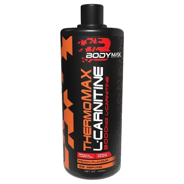 Bodymax Thermomax L-Carnitine Sıvı 1000 ml 33 Servis Karnitin Şeftali