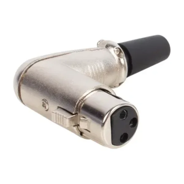 Canon Fiş Dişi 90 Derece L Tip XLR Jack Fiş