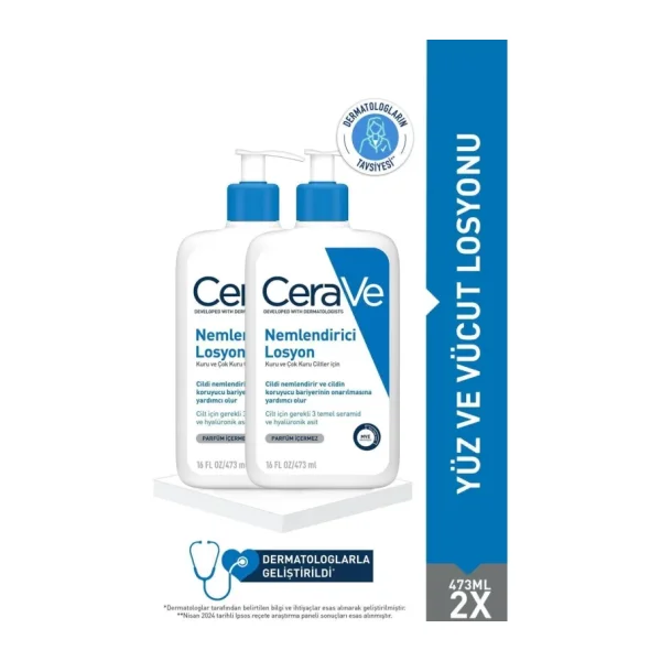 Cerave Nemlendirici Losyon Refill 473 ml 2 Adet