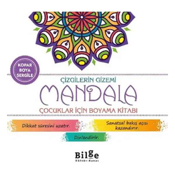Çizgilerin Büyüsü - Mandala Çocuklar İçin Boyama Kitabı