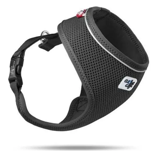 Curli Basic Air-Mesh XS Köpek Göğüs Tasması - Siyah