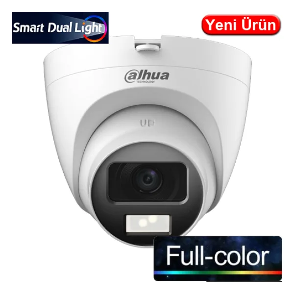 Dahua Hac-T1a21-U-Il-A Full HD 2 Mp 2.8mm Lens 360 Derece Gece Görüşlü Güvenlik Kamerası