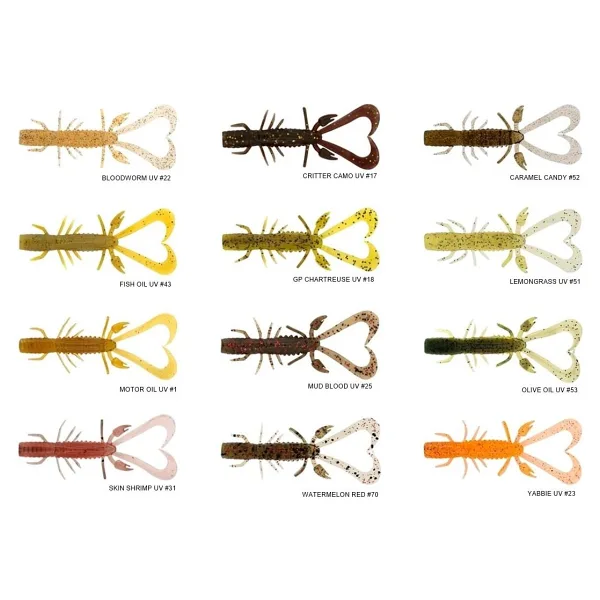 Daiwa Bait Junkie Risky Critter 7.6 cm 6'lı Silikon Yem