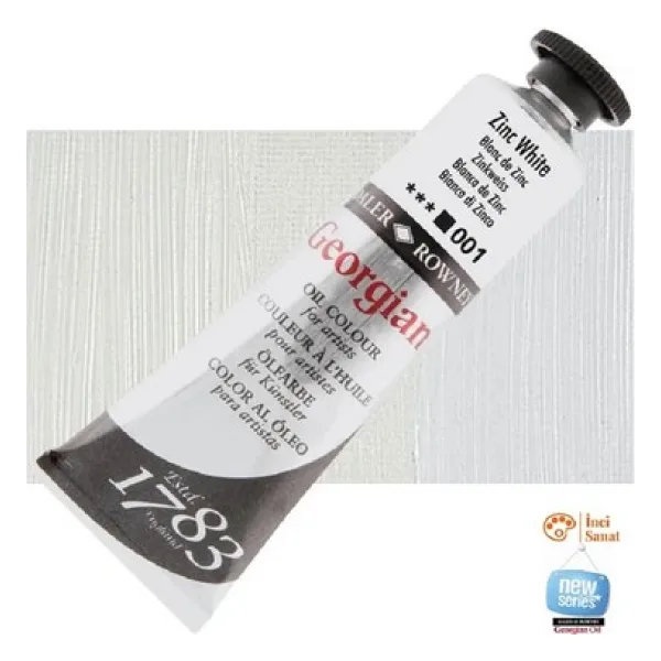 Daler-Rowney Georgian 38 ml Yağlı Boya N:001 Zinch White
