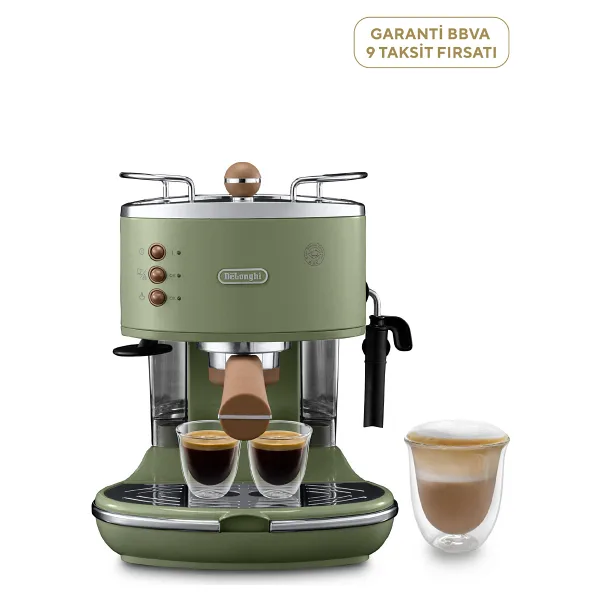 Delonghi Ecov 311.GR Icona Vintange Espresso Makinesi Yeşil