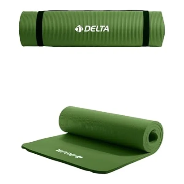 Delta Konfor Zemin 10 Mm Taşıma Askılı Pilates Minderi Yoga Matı Yeşil