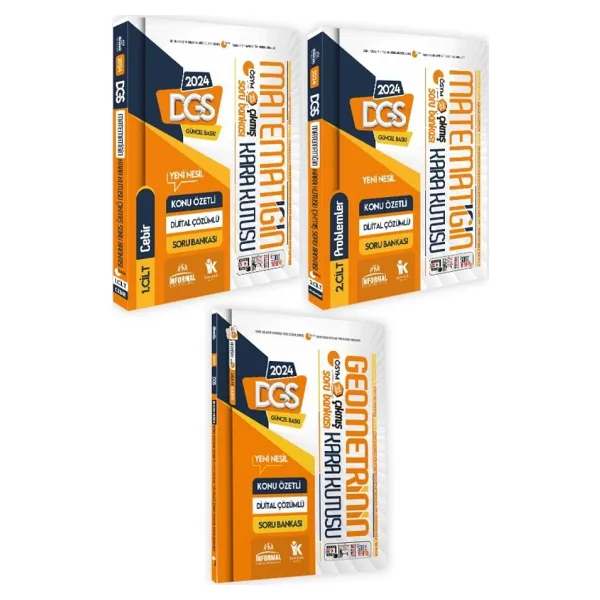 Dgs Matematik 1.-2.Cilt Ve Geometrinin Kara Kutusu Konu Ozetli D.cozumlu Soru Bankasi Altin Set