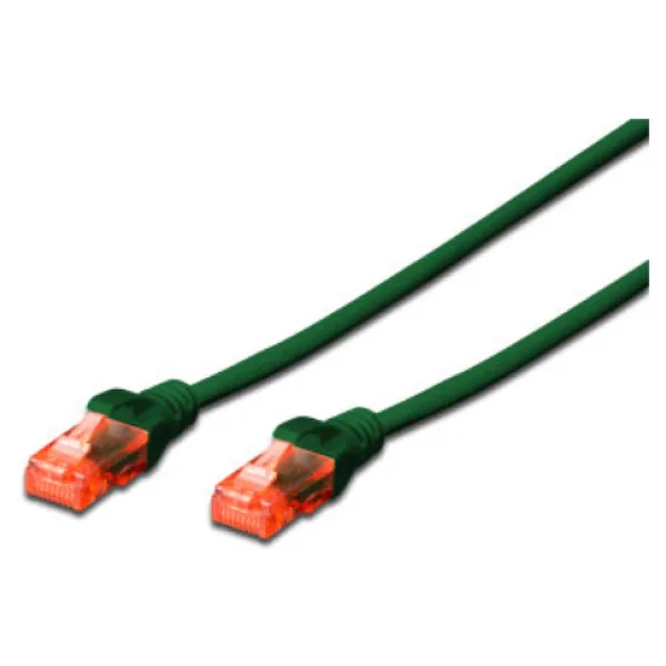 Digitus DK-1617-0025 U-UTP 0.25 m Yeşil CAT6 Patch Kablo