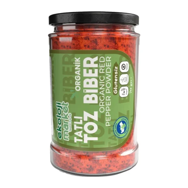 Ekoloji Market Organik Glutensiz Tatlı Toz Biber 70 gr