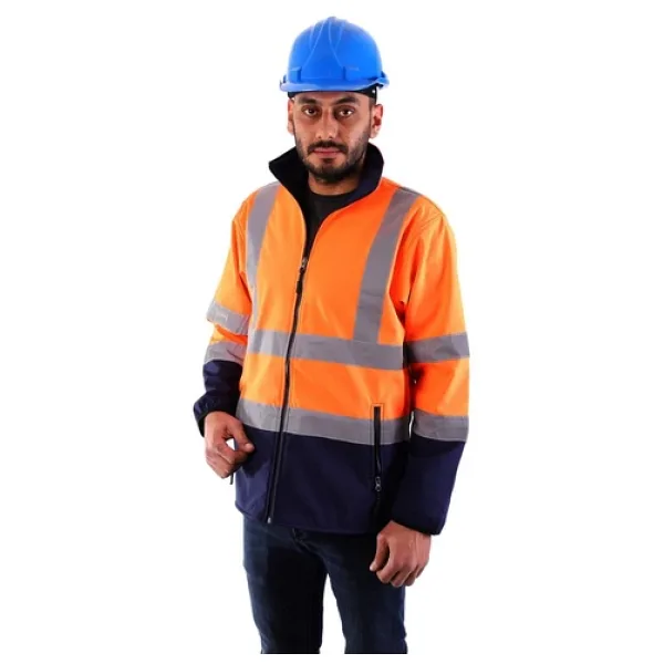 ESER - Softshell Yönetici Montu - Turuncu