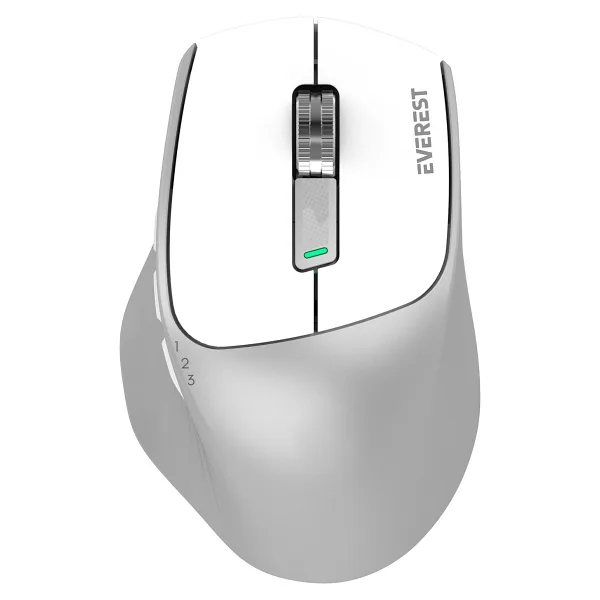 Everest SM-BT24 Beyaz Optik Kablolu/Kablosuz Mouse