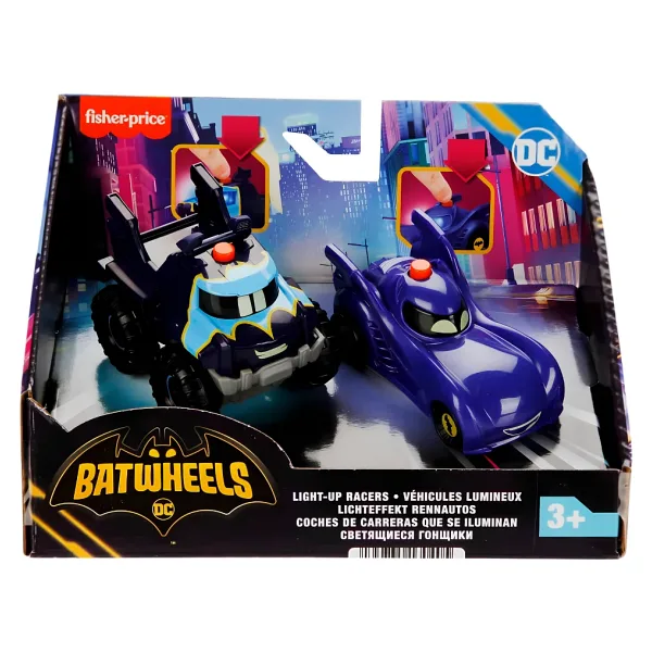 Fisher Price Batwheels Bam & Buff Işıklı Yarışcılar HML25