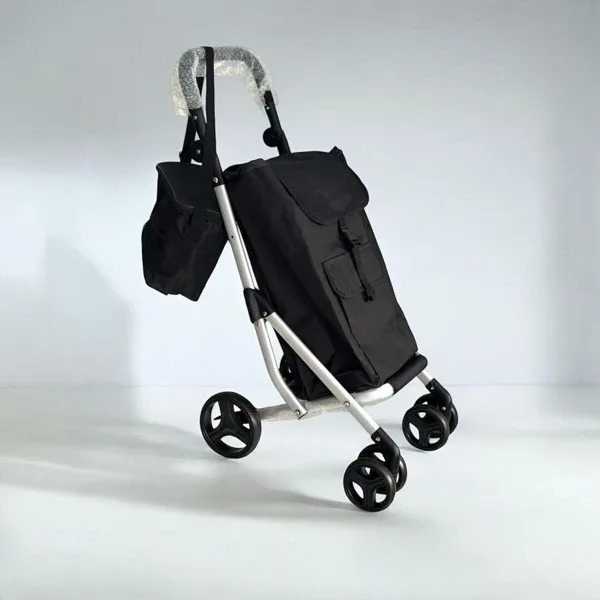 Grand Star 4 Tekerlekli Alışveriş Arabası Frenli Soğutucu Torbalı 50L