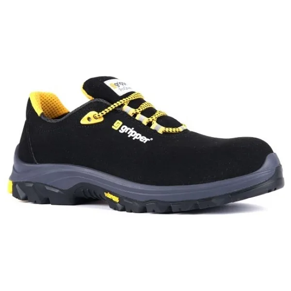 Gripper GPR-55 Siyah Microfiber S3 Kompozit Vibram Taban İş Güvenlik Ayakkabısı