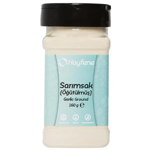 Hayfene 160 gr Yoğun Aromalı Doğal Sarımsak Tozu - 180 gr