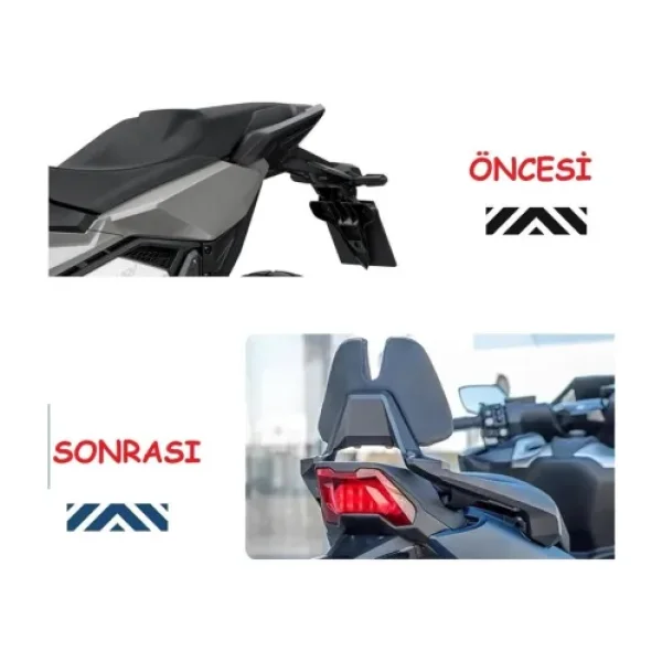 Honda X-Adv 750 Sissy Bar Bağlantı Demiri Sırt Dayama Arasmto