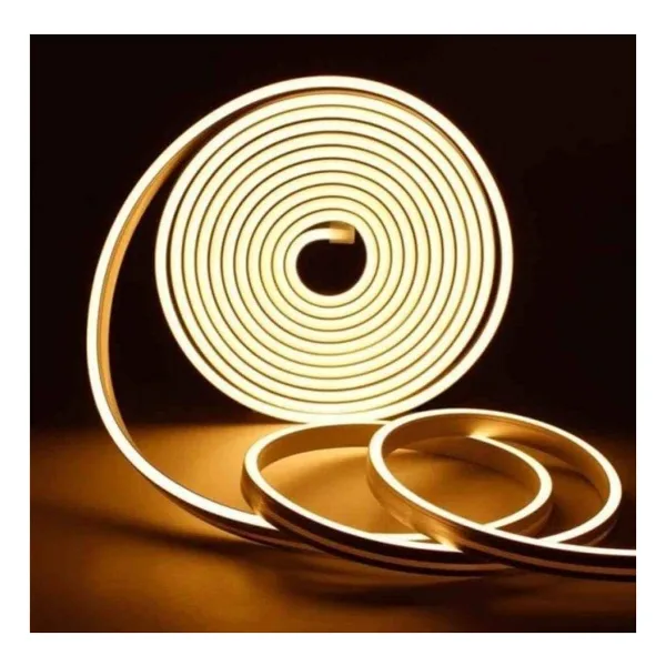 Ice Neon Hortum Işık Led Şerit Aydınlatma 220 Volt Fiş Dahil - 1 m - Gün Işığı