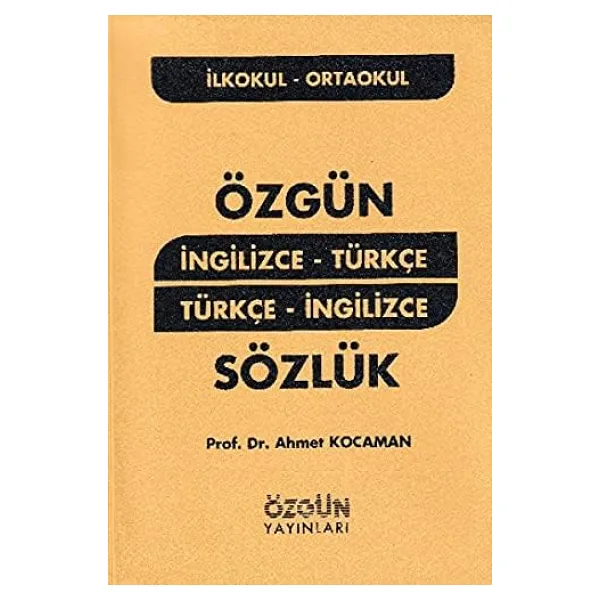 Ingilizce-Türkçe Türkçe-Ingilizce Sözlük