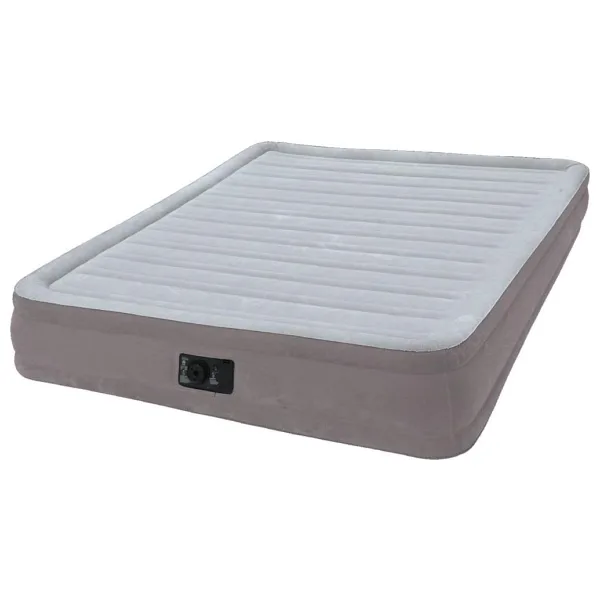 Intex Queen Comfort Plush Mid-Rise 64030 Elektrikli Pompalı Çift Kişilik Şişme Yatak