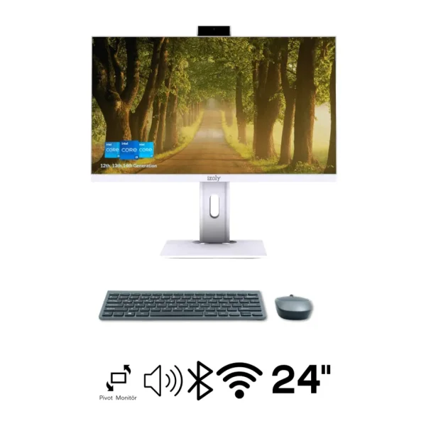 İzoly H702 İ7-12700 16GB 512GB M.2 Nvme SSD 24" FHD Pivot All In One Bilgisayar