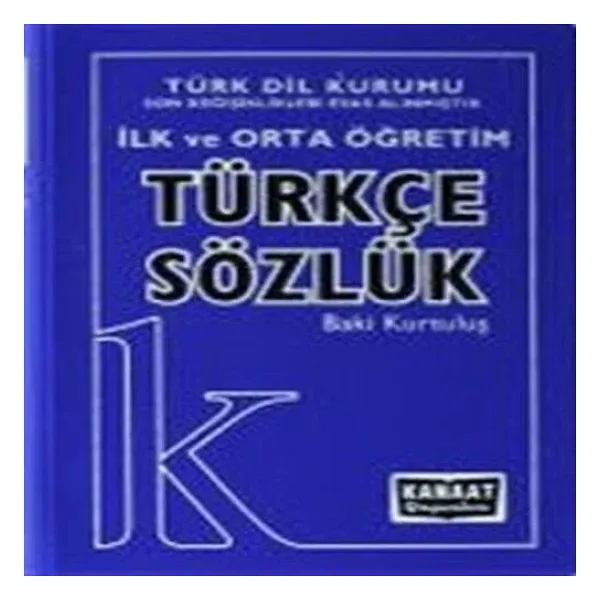 Kanaat İlk Ve Orta Öğretim Türkçe Sözlük
