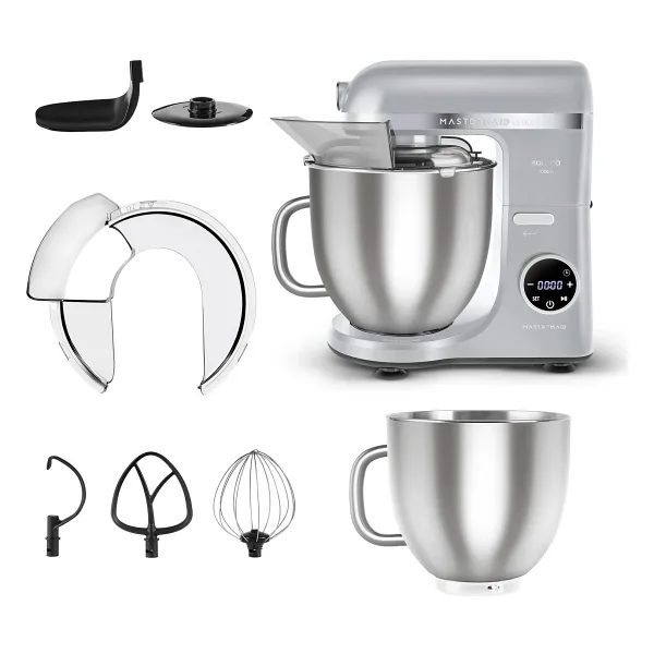 Karaca Mastermaid Chef Ultra D 2000 W Silver 7 lt Hamur Yoğurma Makinesi