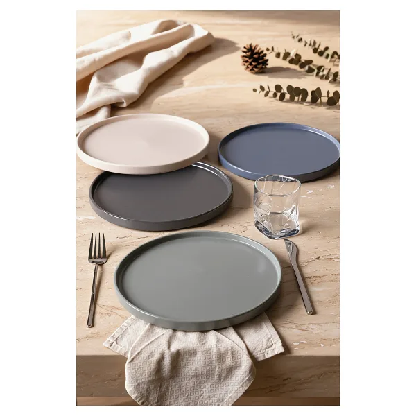 Keramika River Stackable Servis Tabağı 27 cm 4 Adet 324-399-627-950