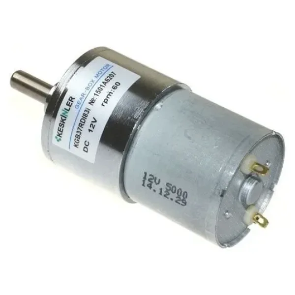 KGB-37 12V 66Rpm Redüktörlü Dc Motor