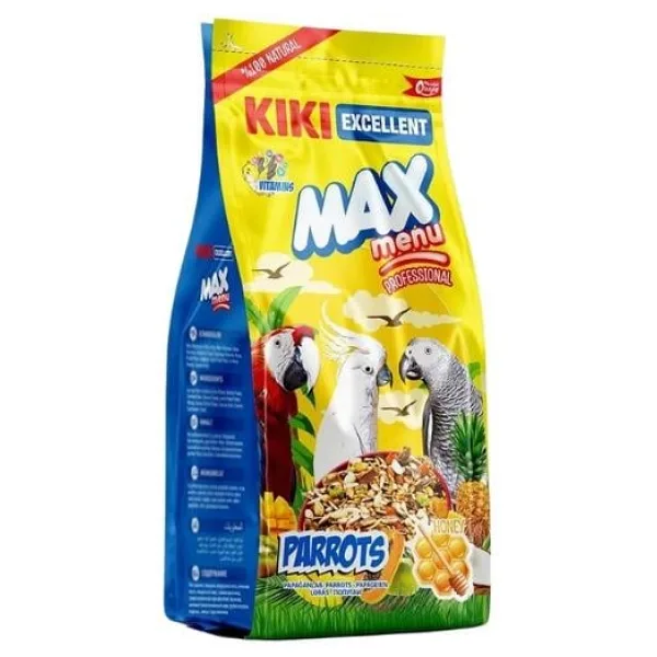 Kiki Excellent Kuş Max Menu Large Parakeets Büyük Pareket Yemi 1 kg