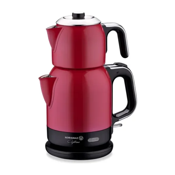 Korkmaz A331-11 Çaytema Viva Krom 1600 W Çelik Çay Makinesi