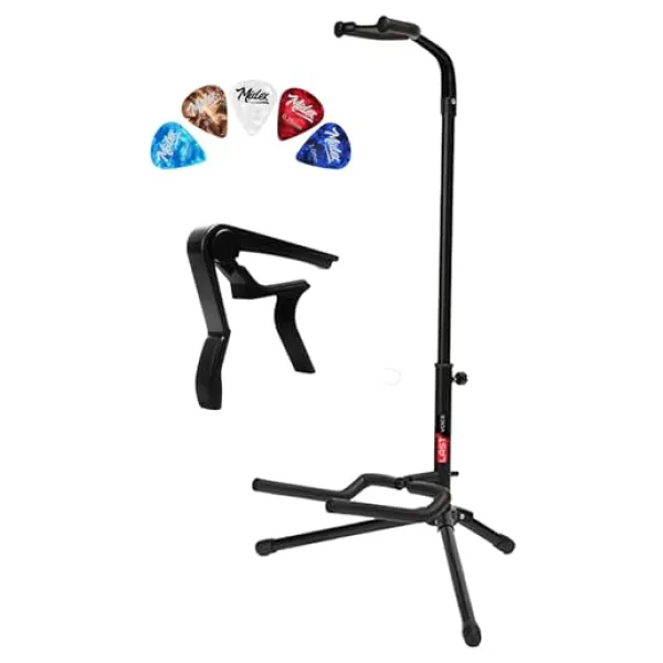 LASTVOİCE Gtr-01C Gitar Standı Sehpası + Capo + Pena Paketi