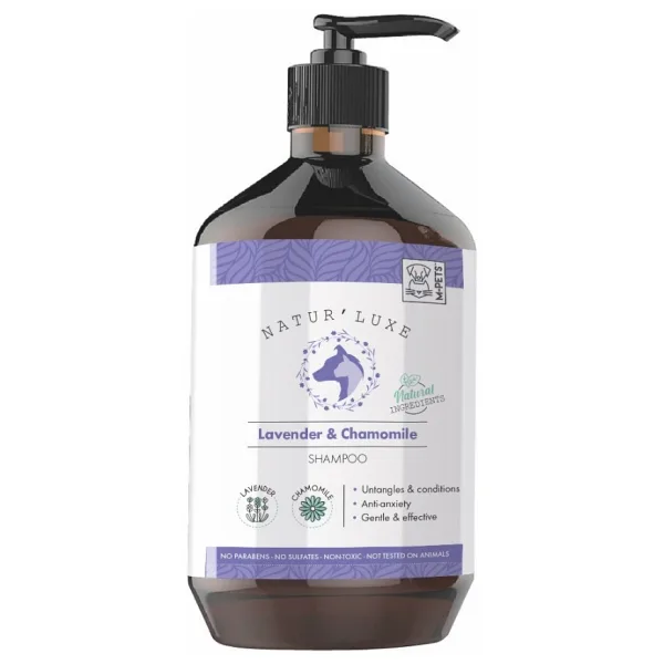 M-Pets Naturluxe Lavantalı ve Papatyalı 500 ml Köpek Şampuanı