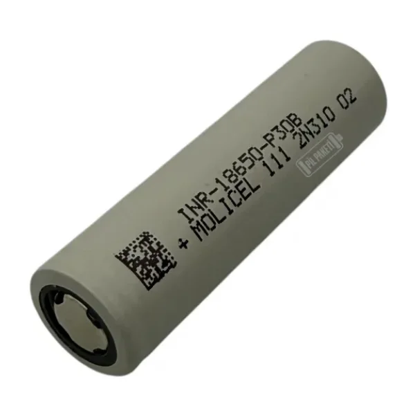 Molicel INR-18650-P30B - 3.7V 3000 Mah Li-İon Şarjlı Pil - 30A