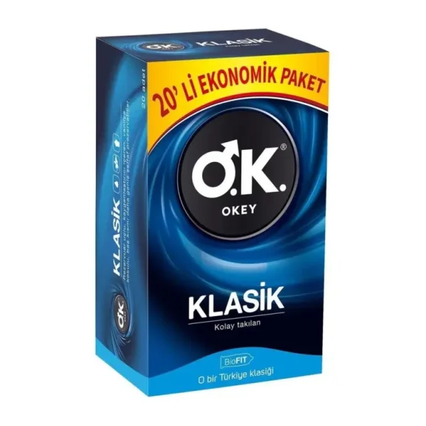Okey Klasik 20'li Prezervatif