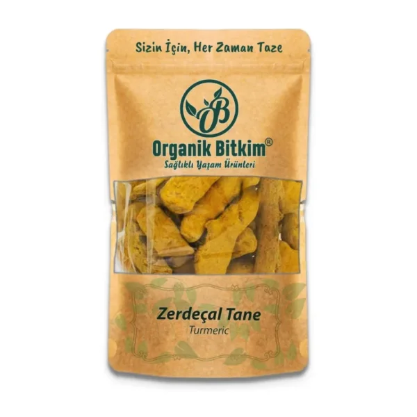 Organik Bitkim 1000 gr Tane Zerdeçal
