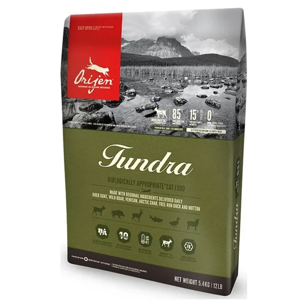 Orijen Tundra Tahılsız 5.4 kg Yetişkin Kedi Maması