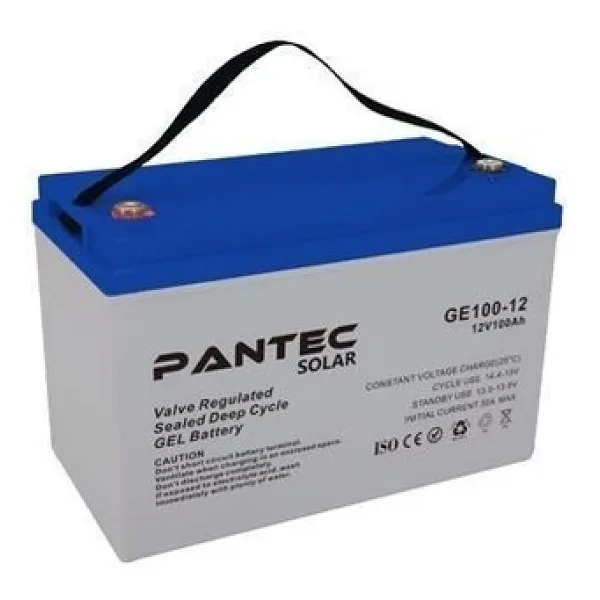 Pantec Solar 12V 100Ah Deep Cycle Jel Akü