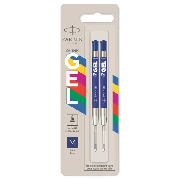 Parker Ekonomik Tükenmez Refill 2 Li Blister M Uç Mavi Tükenmez Kalem Yedeği