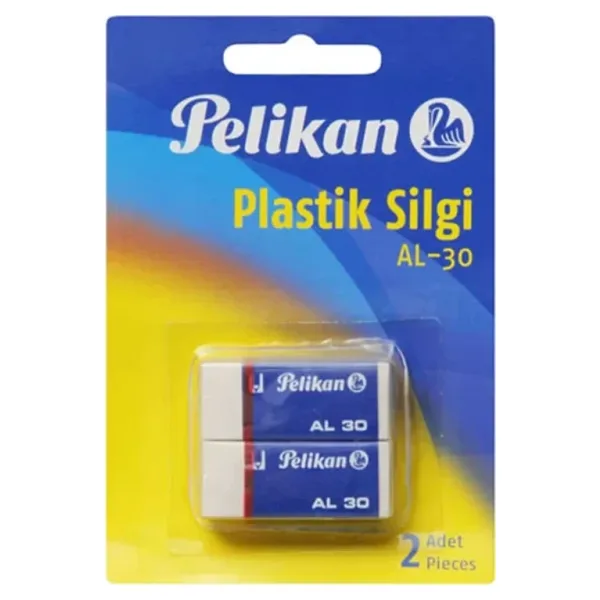 Pelikan AL-30 Plas Beyaz Silgi 2Lİ Blister (619635)