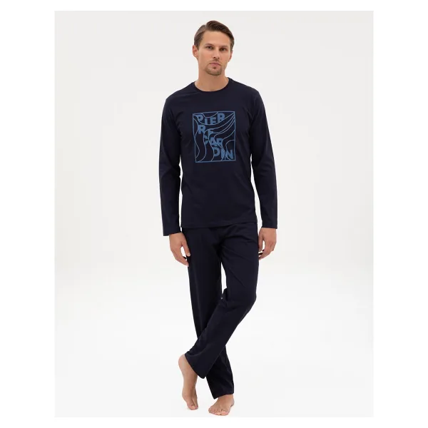Pierre Cardin Erkek Lacivert Pijama Takımı 50322653-200