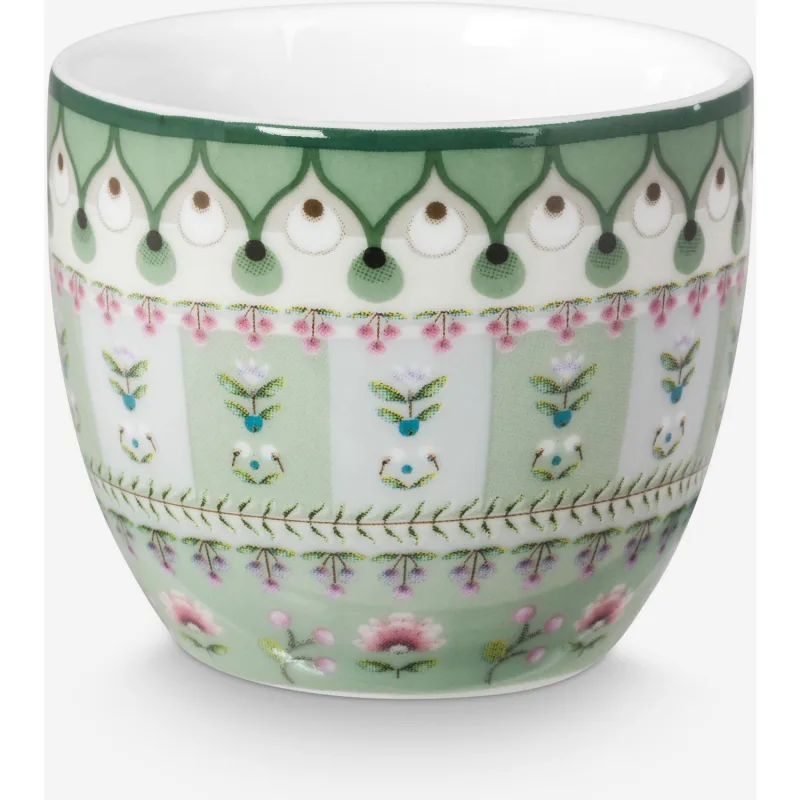 Pip Studio Lily & Lotus Yeşil Porselen Yumurtalık