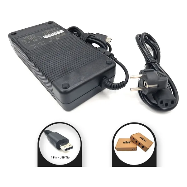 RETRO MSI 19.5V 16.92A 330W 4 Pin USB Tip Notebook Adaptör RPA-AC344