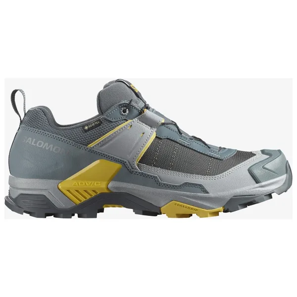 Salomon X Ultra 5 Gore-Tex L47725900 Gri-Sarı Erkek Outdoor Ayakkabı