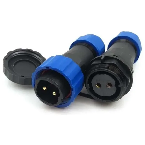 SD20 2 Pin 20mm Su Geçirmez Konnektör Takımı