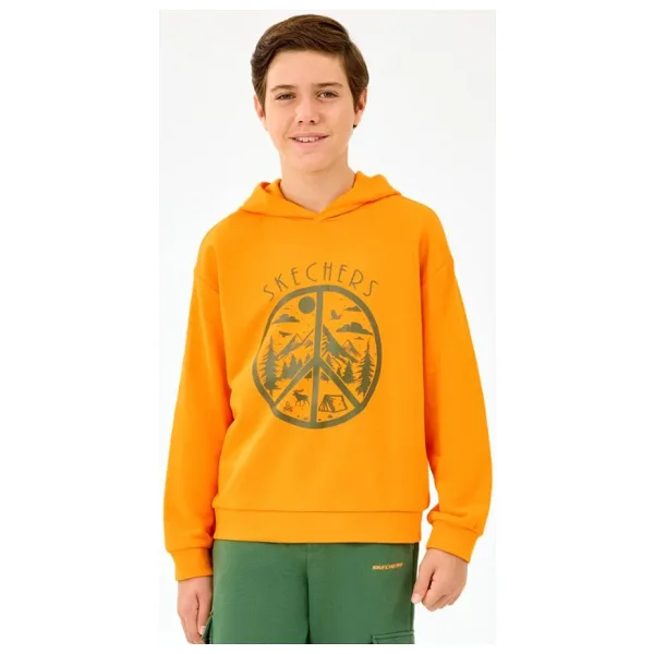 Skechers SK2520089 Kapüşonlu Çocuk Sweashirt