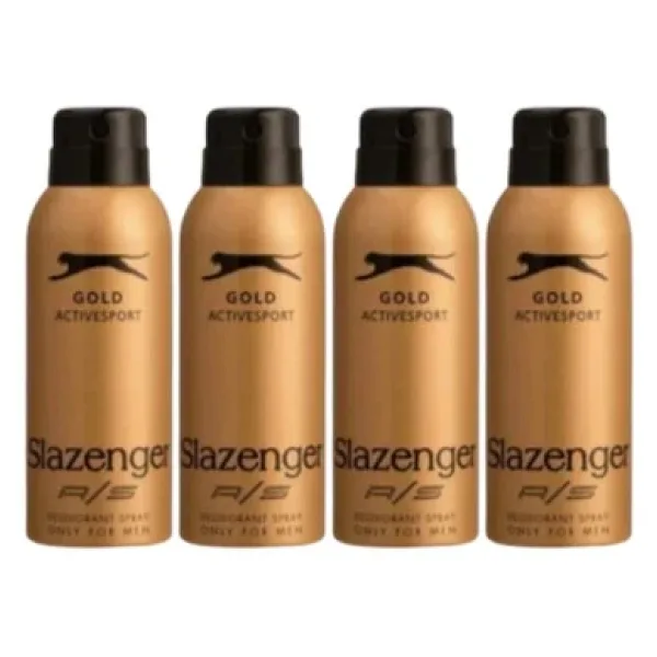 Slazenger Gold Active Sport 150 ml 4 Adet Erkek Deodorant