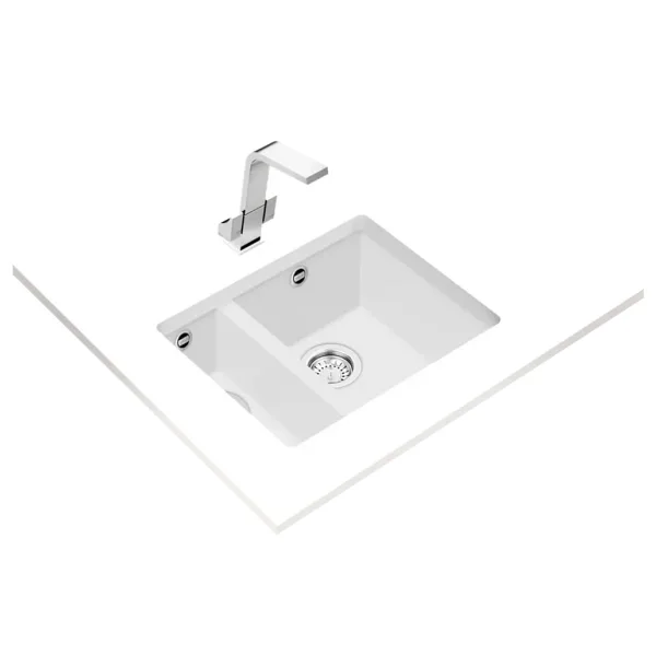 Teka Square 560 TG Artic White Granit Eviye