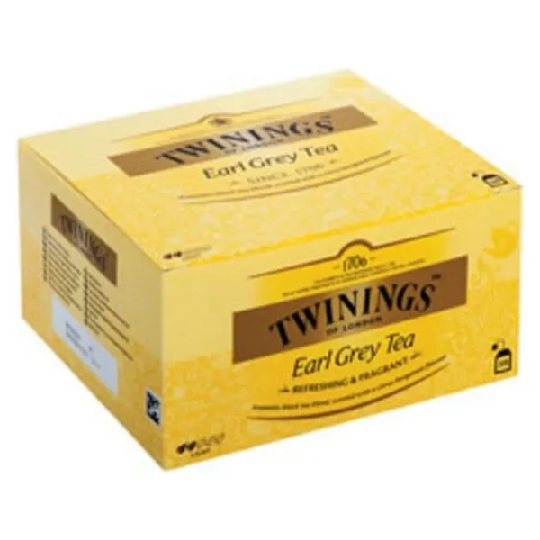 Twinings Earl Grey Bergamot Aromalı 50'li Bardak Poşet Çay